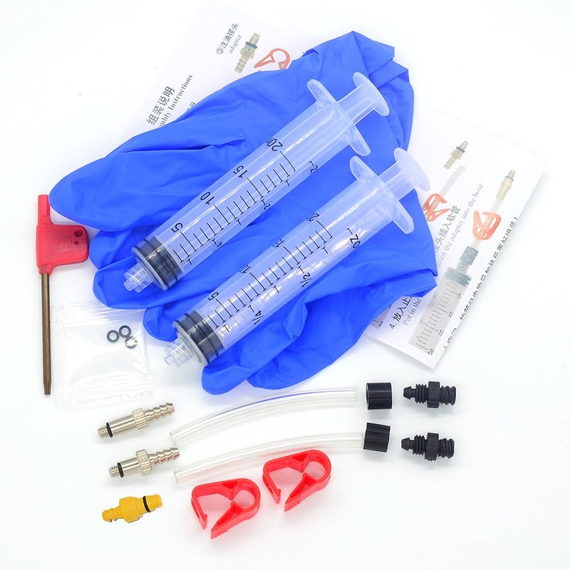 CYCEARTH Bike Bicycle DOT Oil Bleed Kit Tool for Avid Disc Brake Juicy 1 3 5 7 9 Elixir Code RX R CR XO XX SRAM Carbon Trail Formula - Image 2